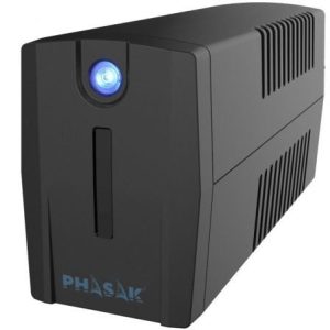 SAI de Linha Interativa Phasak Ottima 660 VA Interativo/ 660VA-360W/ 2 Saídas/ Formato Torre