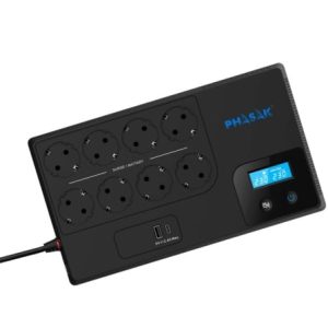 SAI Interativo Phasak Smart Home 1050VA/ 1050VA-600W/ 8 Saídas/ Formato Bloco