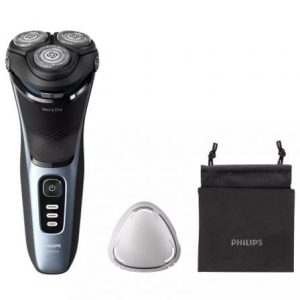 Máquina de Barbear Philips Shaver Series 3000 S3243/12 / com Bateria / 2 Acessórios