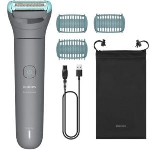 Cortabarbas Philips Body Groomer BG3485/15/ con Batería/ 3 Accesorios