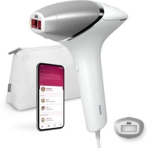 Depiladora de Luz pulsada Philips Lumea IPL Serie 8000 Prestige/ con Cable/ Incluye 3 Accesorios