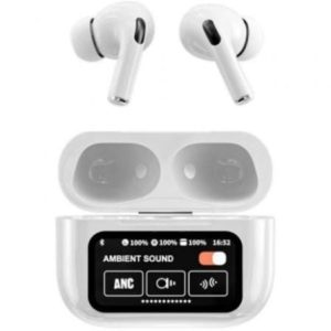 Auriculares Bluetooth Qubo TWS-400WT com estojo de carregamento/