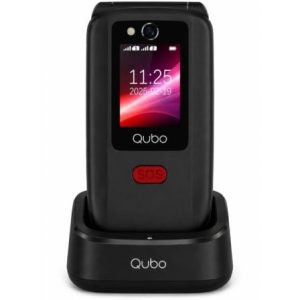 Telemóvel Qubo X-D340CB 4G para Pessoas Idosas/ Preto