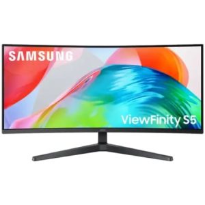 Monitor Profissional Ultrapanorâmico Curvo Samsung ViewFinity S5 S34H550GAU 34"/ UWQHD/ Preto