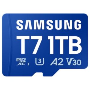 Cartão de Memória Samsung P7 1TB microSD XC/ Classe 10/ 170MBs