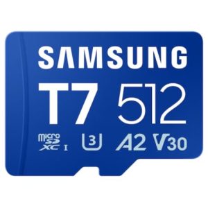 Cartão de Memória Samsung P7 512GB microSD XC/ Classe 10/ 170MB/s