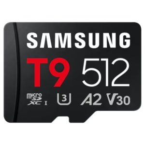 Cartão de Memória Samsung P9 512GB microSD XC/ Classe 10/ 200MB/s