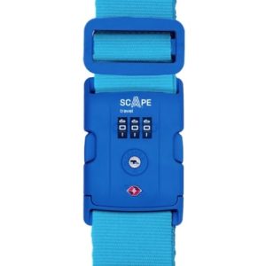 Correia para Mala com Combinação Scape Travel E0120/ Azul