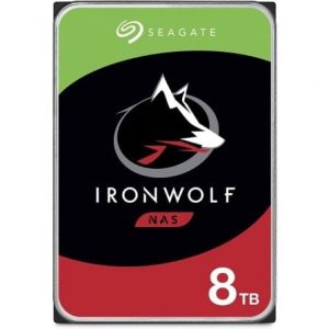 Disco Rígido Seagate IronWolf NAS ST8000VN004 8TB/ 3.5"/ SATA III/ 256MB