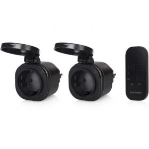 Conjunto de Mini Tomadas para Exterior Smartwares SH4-99653 / Pretas