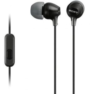 Auriculares Intra-auriculares Sony MDR-EX15AP/ com Microfone/ Jack 3.5/ Pretos