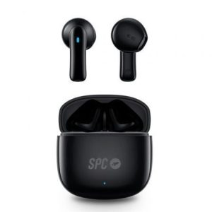Auscultadores Bluetooth SPC Zion 2 Play com estojo de carregamento/ Autonomia 7h/ Pretos
