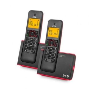 Telefone Sem Fios SPC Blade 7292RC2/ Pack DUO/ Vermelho e Preto