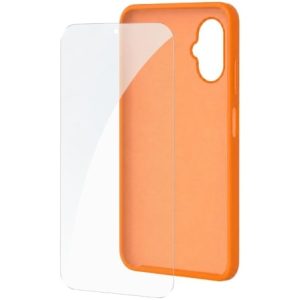 Capa de Silicone + Protetor de Ecrã de Vidro Temperado SPC Wuum One Protection Pack 4354P/ Compatível com SPC Wuum