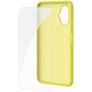 Capa de Silicone + Protetor de Ecrã de Vidro Temperado SPC Wuum One Protection Pack 4354Y/ Compatível com SPC Wu
