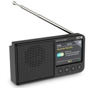 Radio Portátil SPC Jetty Lite Dab+/ con Batería/ Negra