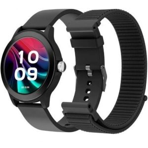 Smartwatch SPC Smartee Duo Vivo 2 9655N/ Notificações/ Frequência Cardíaca/ Preto/ Inclui Correia Ext