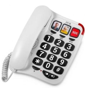 Telefone SPC Confort Numbers 2/ Branco