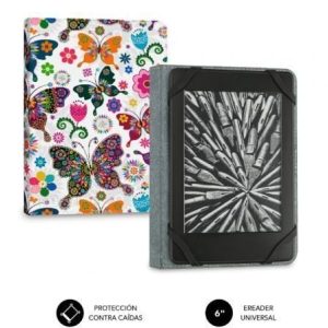 Capa para livro eletrónico Subblim 1EC010 Clever Ebook Case 6" Borboletas