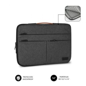 Bolsa Subblim Air Padding 360 Sleeve para Portáteis até 14"/ Cinzento Escuro