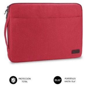 Bolsa Subblim Urban Laptop Sleeve para Portáteis até 15.6"/ Vermelha