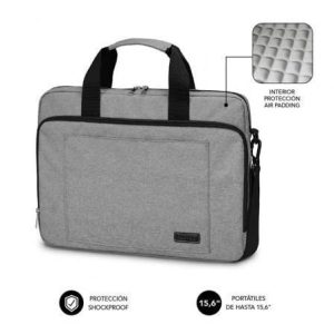 Maletim Subblim Air Padding Laptop Bag para Portáteis até 15.6"/ Alça para Trolley/ Cinzento