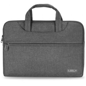 Maleta Subblim Business Laptop Sleeve para Portáteis até 15.6"/ Cinta para Trolley/ Cinzento