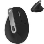 Rato Ergonómico Sem Fios Subblim Nature Vertical Ergo Dual Battery/ Bateria Recarregável/ Até 4000 DPI/ Preto