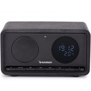 Radio Portátil Sunstech RPBT460/ con Batería/ Negra
