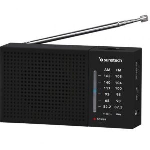 Radio Portátil Sunstech RPS412/ a Pilas/ Negra