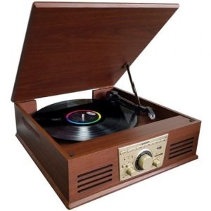 Tocadiscos Sunstech PXR32/ Bluetooth/ Rádio FM/ Conversor para MP3