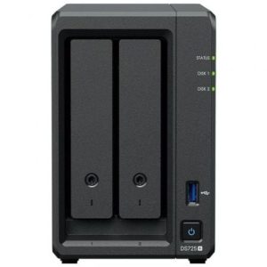 NAS Synology Diskstation DS725+/ 2 Bahías 3.5"- 2.5"/ 8GB DDR4/ Formato Torre