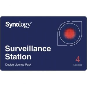 Licença Física Synology Surveillance Device License Pack / 4 Dispositivos