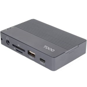 Docking/Caixa Externa USB Tipo-C TooQ TQE-2242G/ Ranhura SSD M.2/ 1xHDMI/ 1xRJ