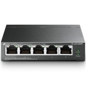 Switch TP-Link TL-SG1005P 5 Portas/ RJ-45 10/100/1000 PoE