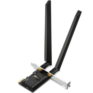 Placa de Rede Sem Fios PCI Express TP-Link Archer TXE72E/ 5400Mbps/ 2.4/5/6GHz