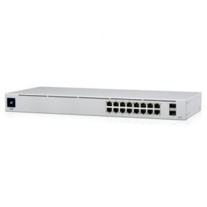 Switch Gerível Ubiquiti USW-16-POE 16 Portas/ RJ-45 Gigabit 10/100/1000/ SFP/ PoE+