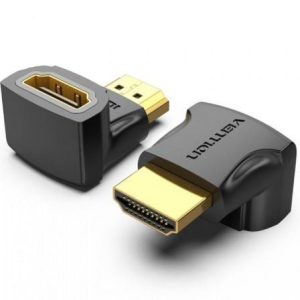 Adaptador HDMI 4K 90º Vention AIOB0 / HDMI Macho - HDMI Fêmea