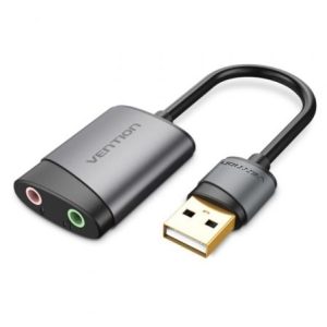 Placa de Som Vention CDKHB / USB Macho - 2xJack 3.5