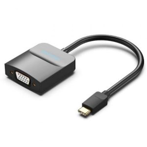Adaptador USB Tipo-C Vention TDDBB / USB Tipo-C Macho - VGA Fêmea