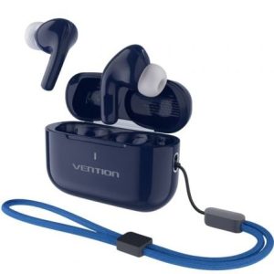 Auriculares Bluetooth Vention Echo Lite E11 Plus com estojo de carregamento/ Autonomia 6h/ Azuis