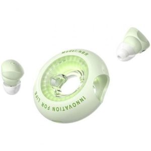 Auscultadores Bluetooth Vention NBRG0 com estojo de carregamento/ Autonomia 6h/ Verdes
