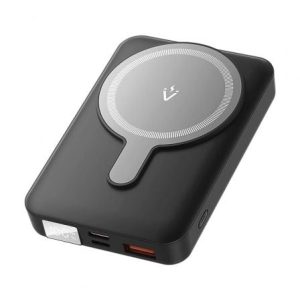 Powerbank 10000mAh Vention FHTB0/ 22.5W/ Sem Fios/ Preta