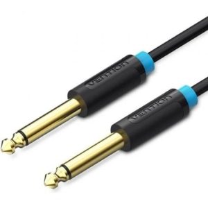 Cabo Mono Vention BAABJ/ Jack 6.5 Macho - Jack 6.5 Macho/ 5m/ Preto