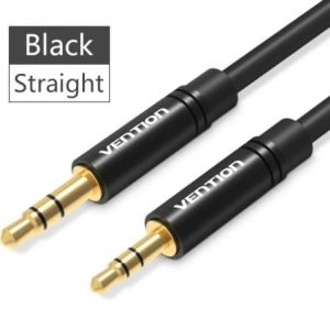 Cabo Estéreo Vention BALBH/ Jack 3.5 Macho - Jack 2.5 Macho/ 2m/ Preto