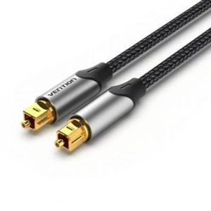 Cabo de Áudio de Fibra Ótica Vention BAVHG/ 1,5m/ Cinzento