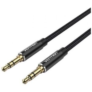 Cabo Estéreo Vention BAWBI/ Jack 3.5 Macho - Jack 3.5 Macho/ 3m/ Preto