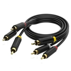 Cabo Estéreo Vention BCABH/ 3x RCA Macho - 3x RCA Macho/
