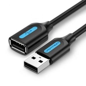 Cabo Extensor USB 2.0 Vention CBIBJ/ USB Macho - USB Fêmea/ 480Mbps/ 5m/ Preto
