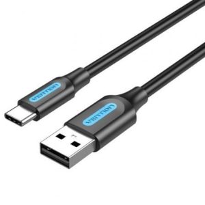 Cabo USB 2.0 Tipo-C Vention COKBC/ USB Macho - USB Tipo-C Macho/ 480Mbps/ 25cm/